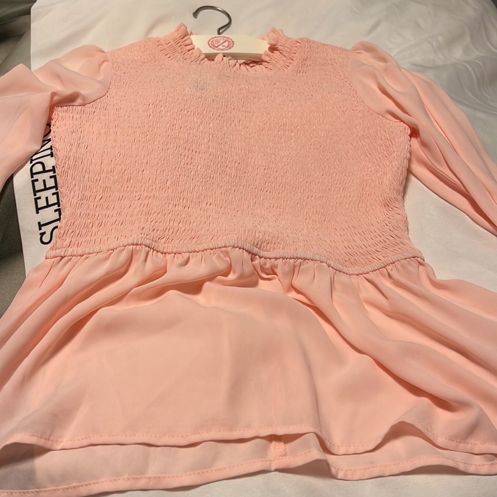 NWT Franciscas boutique beautiful pink blouse